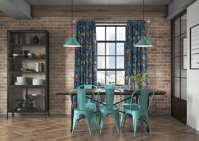 Rain Forest, Marine - Made to Measure Curtains - Image 5